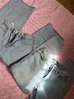 PacSun and Aeropostal Light Blue Straight  Jeans